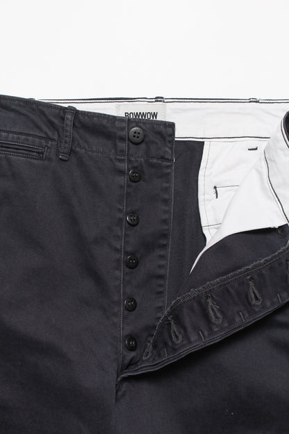 BLACK WORK TROUSERS AGED