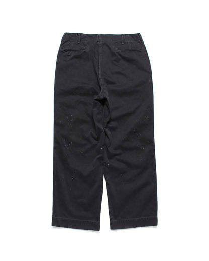 BLACK WORK TROUSERS AGED
