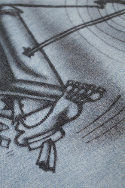 SKETCH ZOMBOO USN CHAMBRAY SHIRT AGED