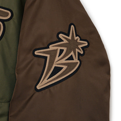 Nylon Varsity Jacket