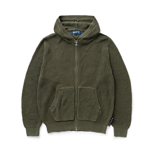 Knit Zip Hoodie