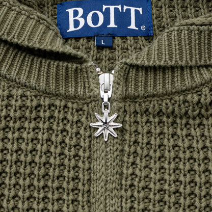Knit Zip Hoodie