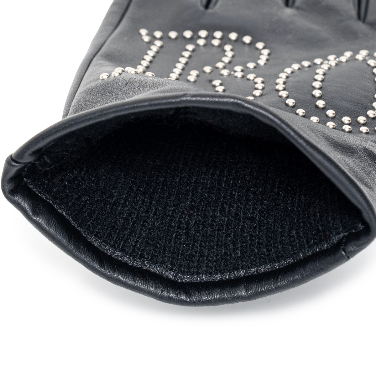 OG Logo Studded Leather Glove