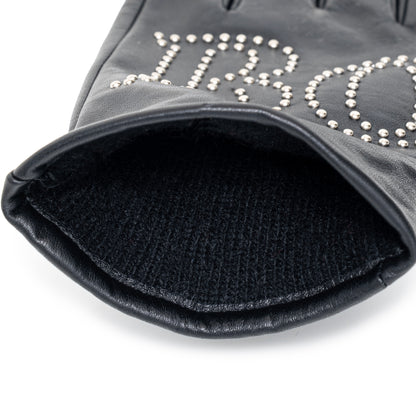 OG Logo Studded Leather Glove