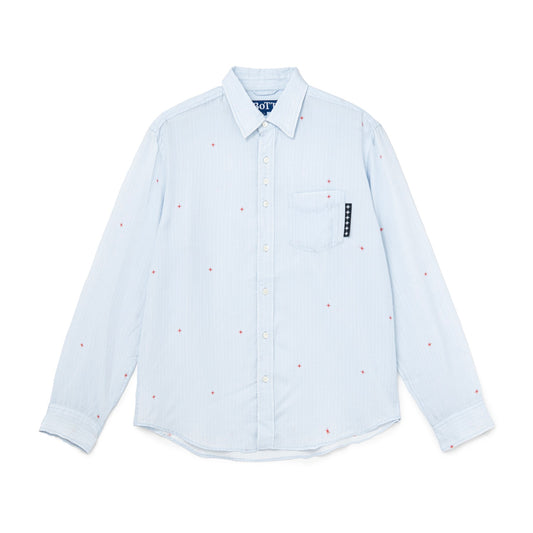 Printed Sparkle Striped Shirt