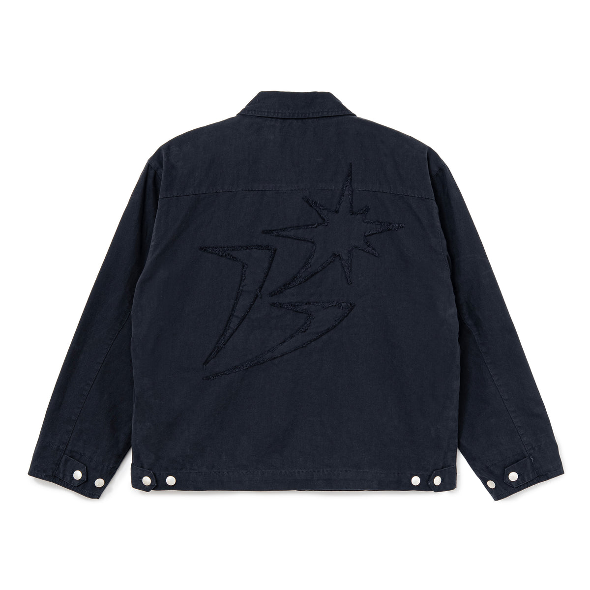 Washed B Logo Work Jacket