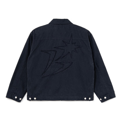 Washed B Logo Work Jacket