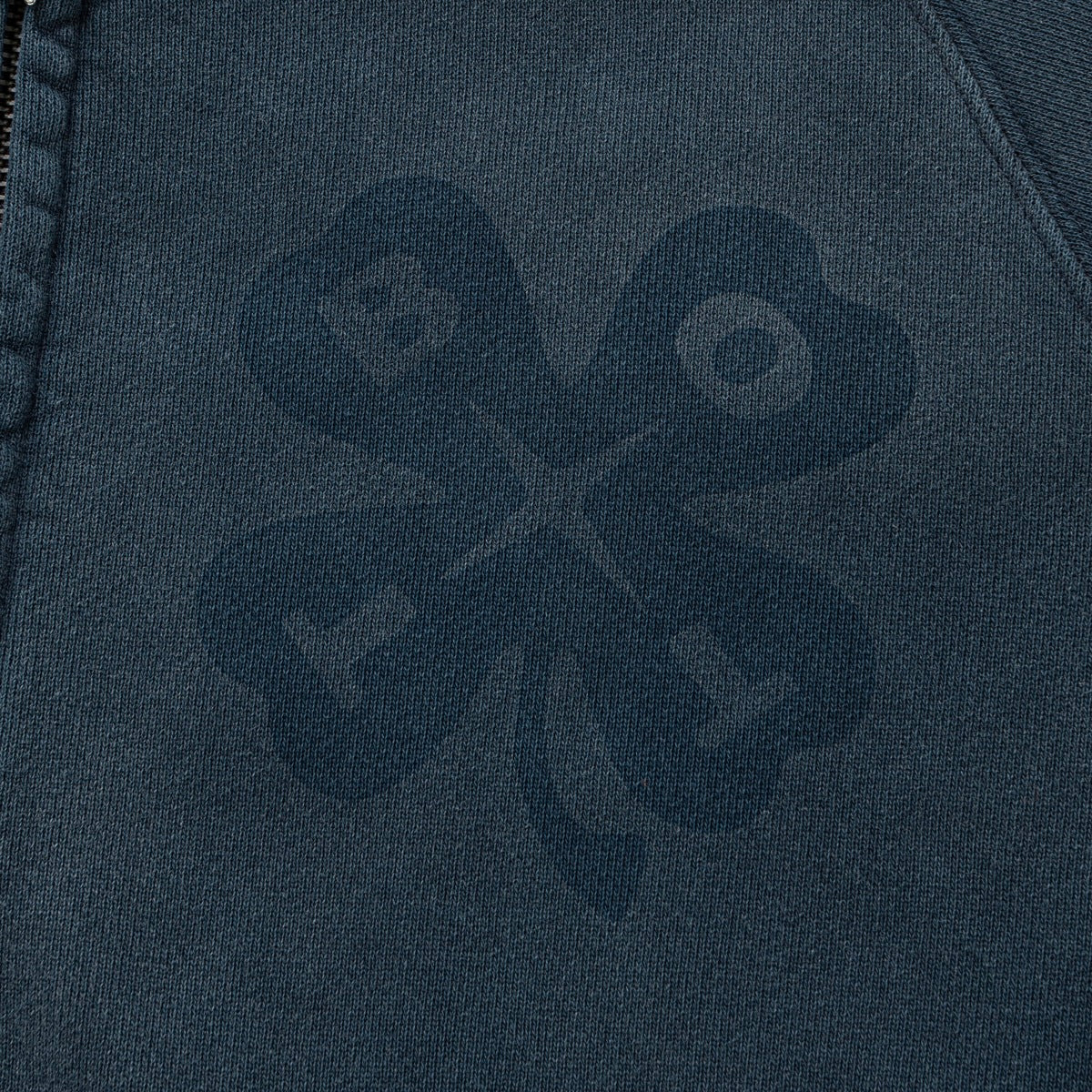 Washed Luckey Logo Zip Hoodie